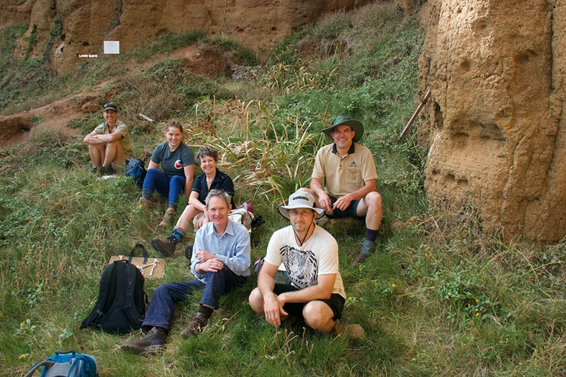 Team collecting seed on Christmas Island